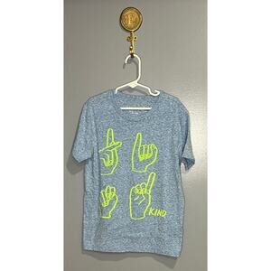 Crewcuts "Kind" Sign Language Shirt - Boy's Size Medium